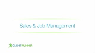 ClientRunner - Sales & Job Management