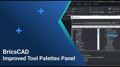 Improved Tool Palettes Panel | BricsCAD V23 Features
