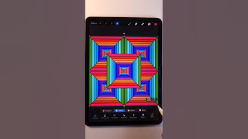 Colourful Seamless Pattern design in Procreate! #procreate #shortsvideo