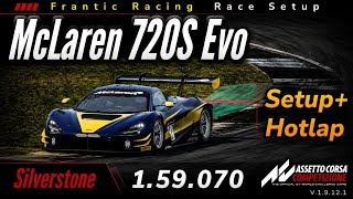 Silverstone (1.59.070) | McLaren 720s Evo Setup & Hotlap (ACC Console)