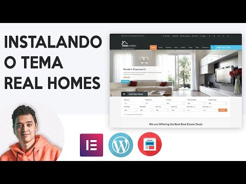 Como Fazer a Instalação do tema p/ Imobiliárias REAL HOMES