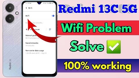 redmi 13c 5g wifi problem, redmi 13c 5g wifi connection problem, redmi 13c 5g wifi settings