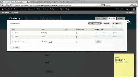 34. Adding an email input and how machine names and tokens work (a Drupal how-to)