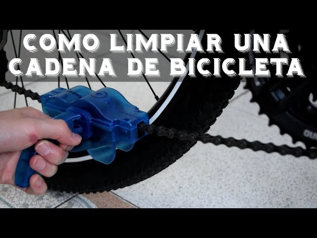 Limpia Cadenas Bicicleta Con Reservorio Fácil De Usar