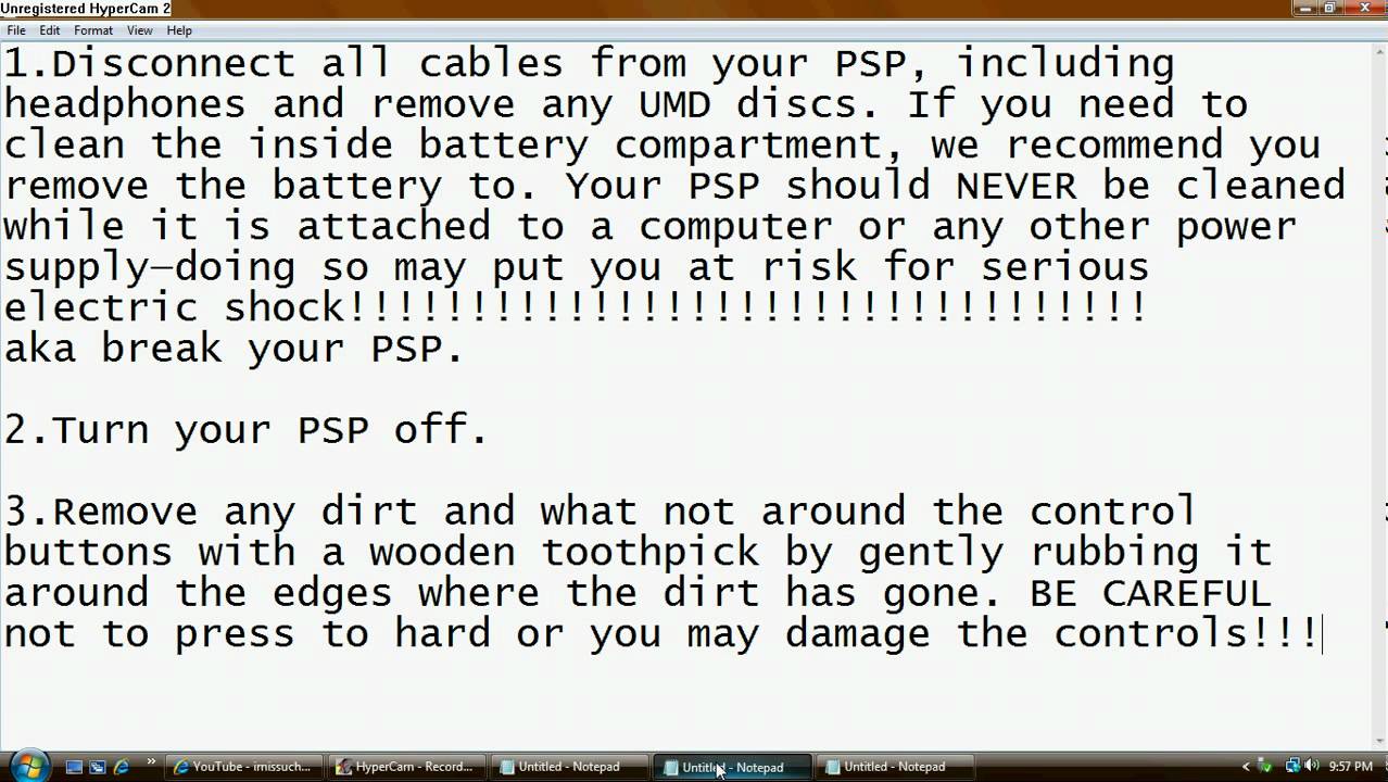 HOW 2 CLEAN YOUR PSP YouTube