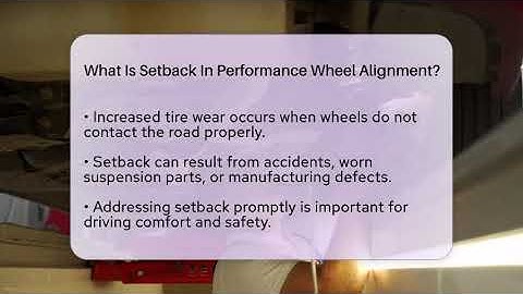 What Is Setback In Performance Wheel Alignment? - Car Performance Pros