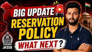 J&K Reservation Policy Update 🚨RBA 3% & EWS 7% Quota Cuts Explained