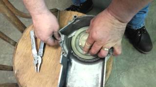Recoil starter rope replacement.
