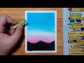 Easy and Simple Oil Pastel Drawing for Beginners | Step-by-step Tutorial