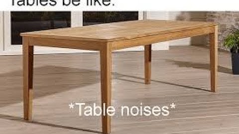 Wooden table 3d model