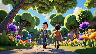 My Shadow Learned to Jump 🖤🤸 | Fun Story for Kids | Imagination & Movement Learning
