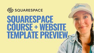 Squarespace Template Preview | Complete Online Course + Website Template | Course Creation
