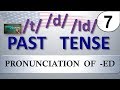 Pasado Simple en INGLES # 7 (Pronunciación de las "ED" en los verbos en pasado) - PAST TENSE