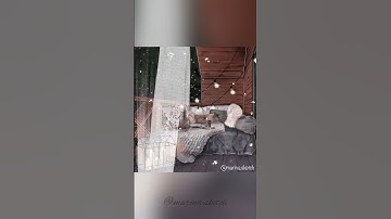 Cozy terrace. Interior Sketch. iPad and Procreate app