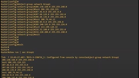 Subnetsnwgroup.org online tool that generates CLI Scripts for IOS Routers Network Object groups.
