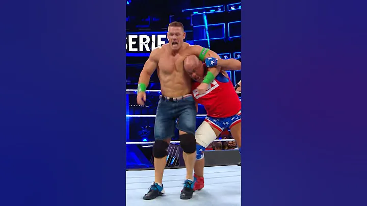 John Cena and Kurt Angle run it back like it's 2005 all over again at #SurvivorSeries