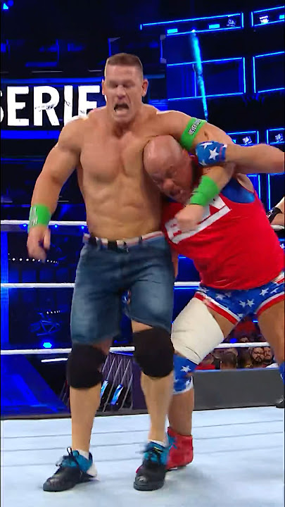 John Cena and Kurt Angle run it back like it's 2005 all over again at #SurvivorSeries