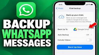 How To Backup WhatsApp Messages To Google Drive On iPhone (2026)