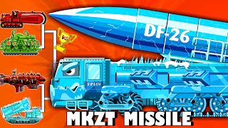 Transformers Tank: Monster Truck vs Construction. MKZT Ballistic Missile Carrier| Arena Tank Cartoon