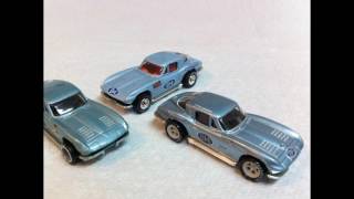 Hotwheels 63 corvette Edelbrock, Hall of Fame, Boulevard comparison