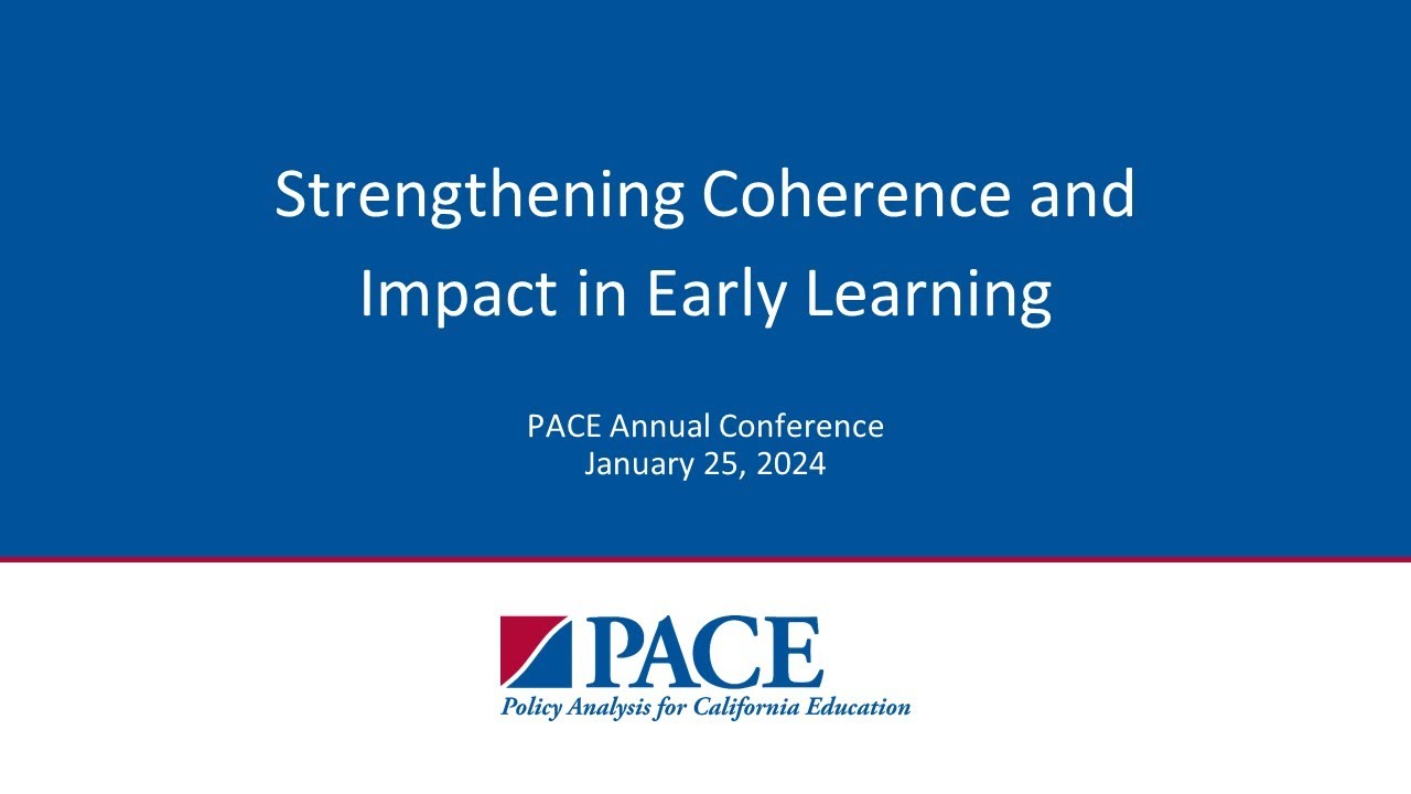 PACE | Improvement and Innovation in Early Learning - YouTube