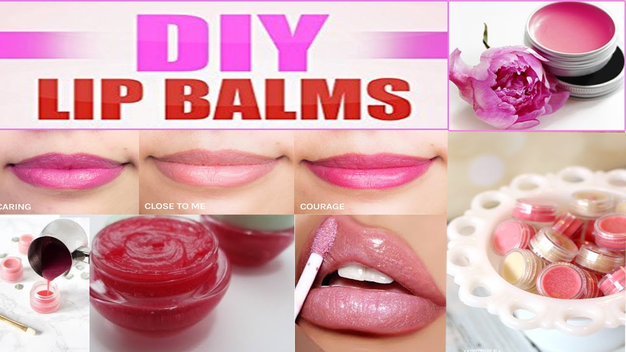 Make Your Own Lip Balm for Soft Pink Lips 100 Work YouTube