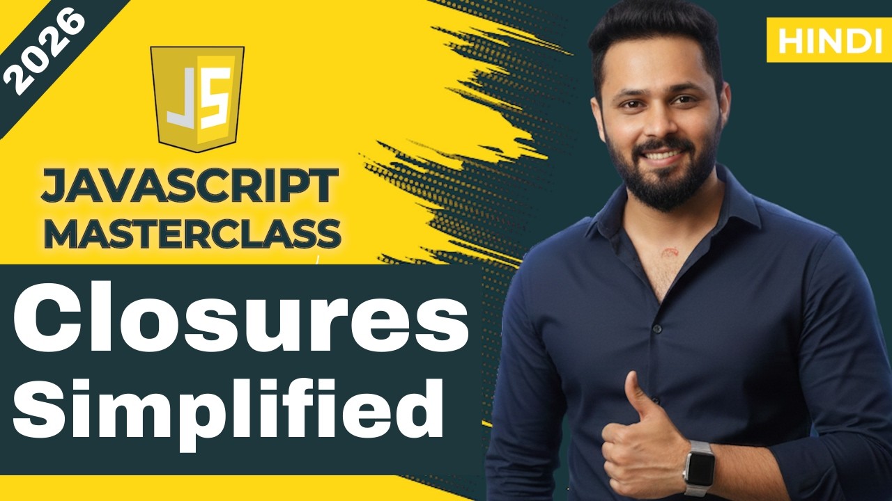 JavaScript Tutorial in Hindi #41 Closure in JavaScript Explained with ...
