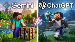 I Challenge ChatGPT and Gemini to Build Minecraft in 30 Minutes