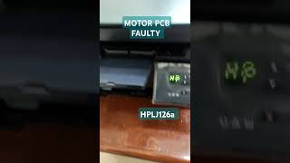Paper Jam In Fuser Area  E0 Error  Hp Laserjet 126a  Motor Pcb Faulty likeandsubscribe 