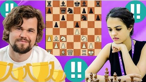 First class Magnus Carlsen vs Tania Sachdev 96