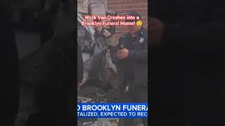 Van Crashes into a Funeral Home in Brooklyn NY in a Chain-Reaction Accident 😲