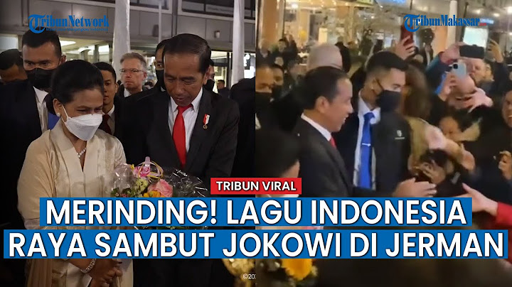 Bikin Merinding! Presiden Jokowi Disambut Lagu Indonesia Raya oleh WNI yang Menunggu Depan Hotel