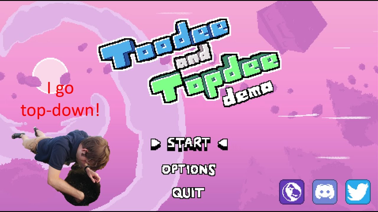 Indie Games with T&M: Toodee and Topdee Demo, gameplay and walkthrough
