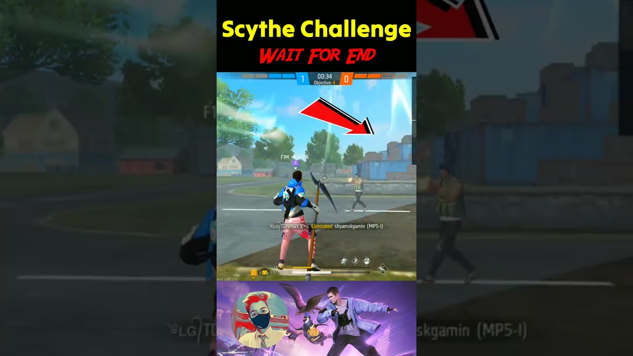 Hardest Skythe Challenge Free Fire 😱 