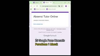 Isi otomatis google form.. dengan cara nambahin ekor di linknya. #autofillgoogleform Isi otomatis google form.. dengan cara nambahin ekor di linknya. #autofillgoogleform