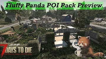 Fluffy Panda POI Pack for 7DTD