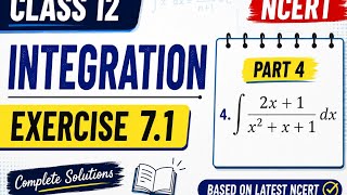 Integration for class 12 NCERT 7.1 step by step with easy explanation