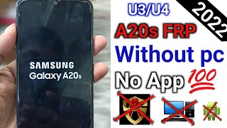 Samsung A20s/A20/A30/A30s/A10/A10s Frp bypass | a207f frp bypass android 11 u3 2022 | Frp Bypass