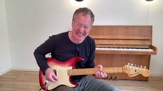 Rock of Life by Rick Springfield (Tim Pierce) - Guitar Tutorial - Dommenget Sakura Superstrat