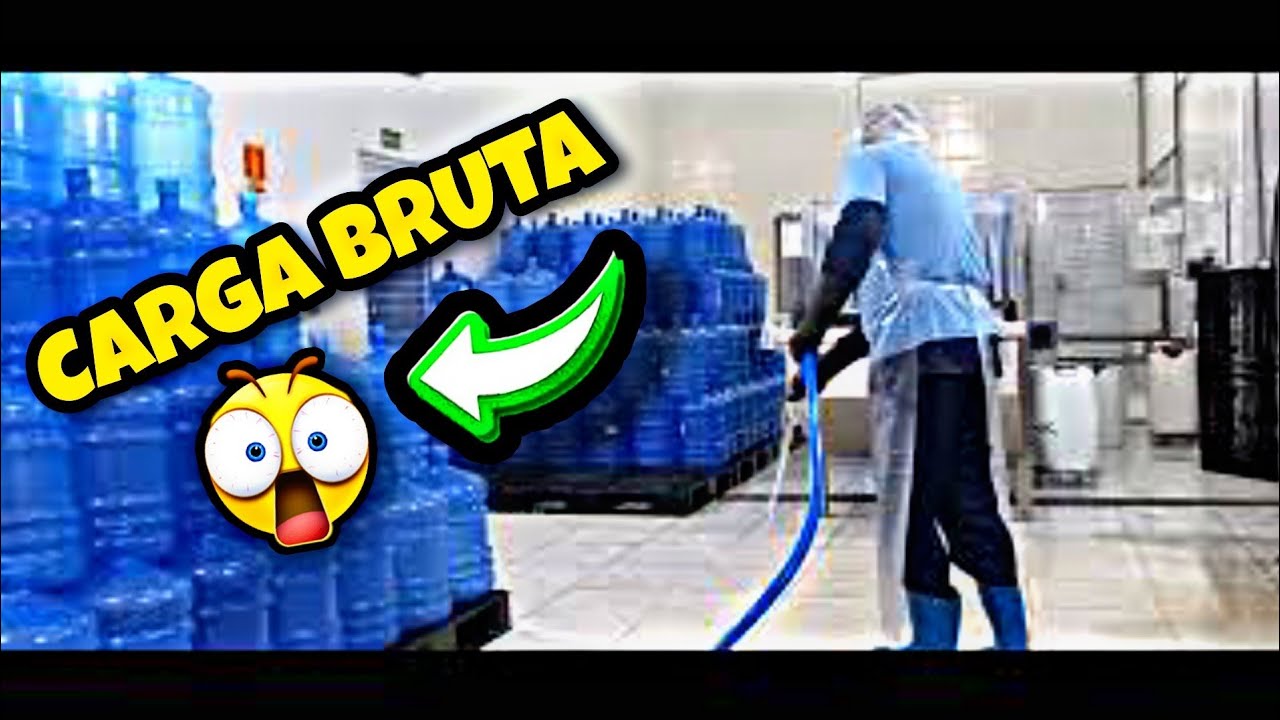 AGUA MINERAL. MOSTRANDO PASSO A PASSO DE UMA PRODUÇÃO (ENGARRAFAMENTO)