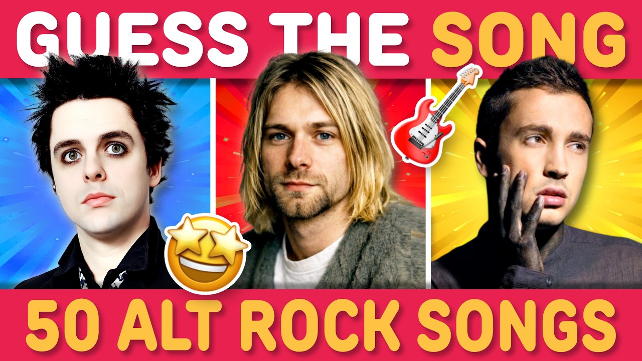 GUESS THE 50 ICONIC ALT ROCK SONGS 🎸 🤘 | Music Quiz