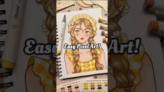 Easy Pixel Art Ideas!🧸#shorts #aesthetic#easy#art#ideas #pixel#painting#diy#craft#yt Guide