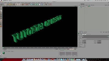 Cinema 4d Tutorial 1- Basic 3D Text