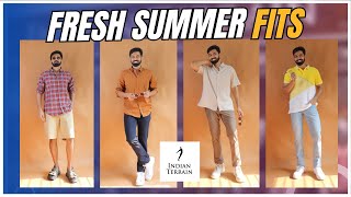 4 *Summer* Casual Outfits for every guy ft. Indian Terrain
