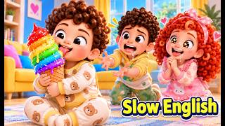 Booby Eats All the Ice Cream… Henry & Lily Make Their Own! 🍦 | Slow English Story A2