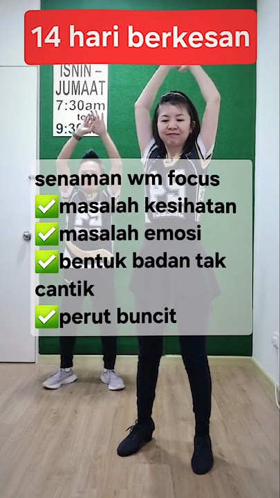 Jangan tunggu badan sakit baru menyesal😩 Jom ambil tindakan sekarang bersama senaman wmwd💃🏻🕺🏻