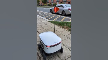 A Co-op Delivery Robot in Northampton (October 2025)