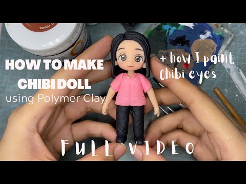 Video: How To Make A Polymer Clay Doll