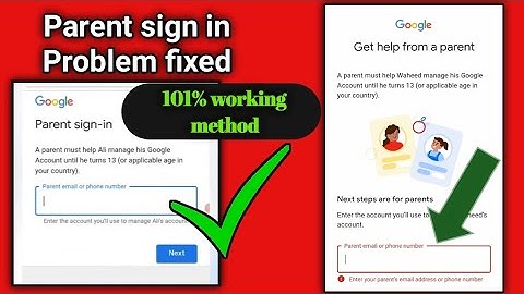 google play store parent email or phone number get help from a parent google account parent sign in