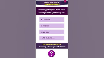 TSPSC Group 2 MCQ